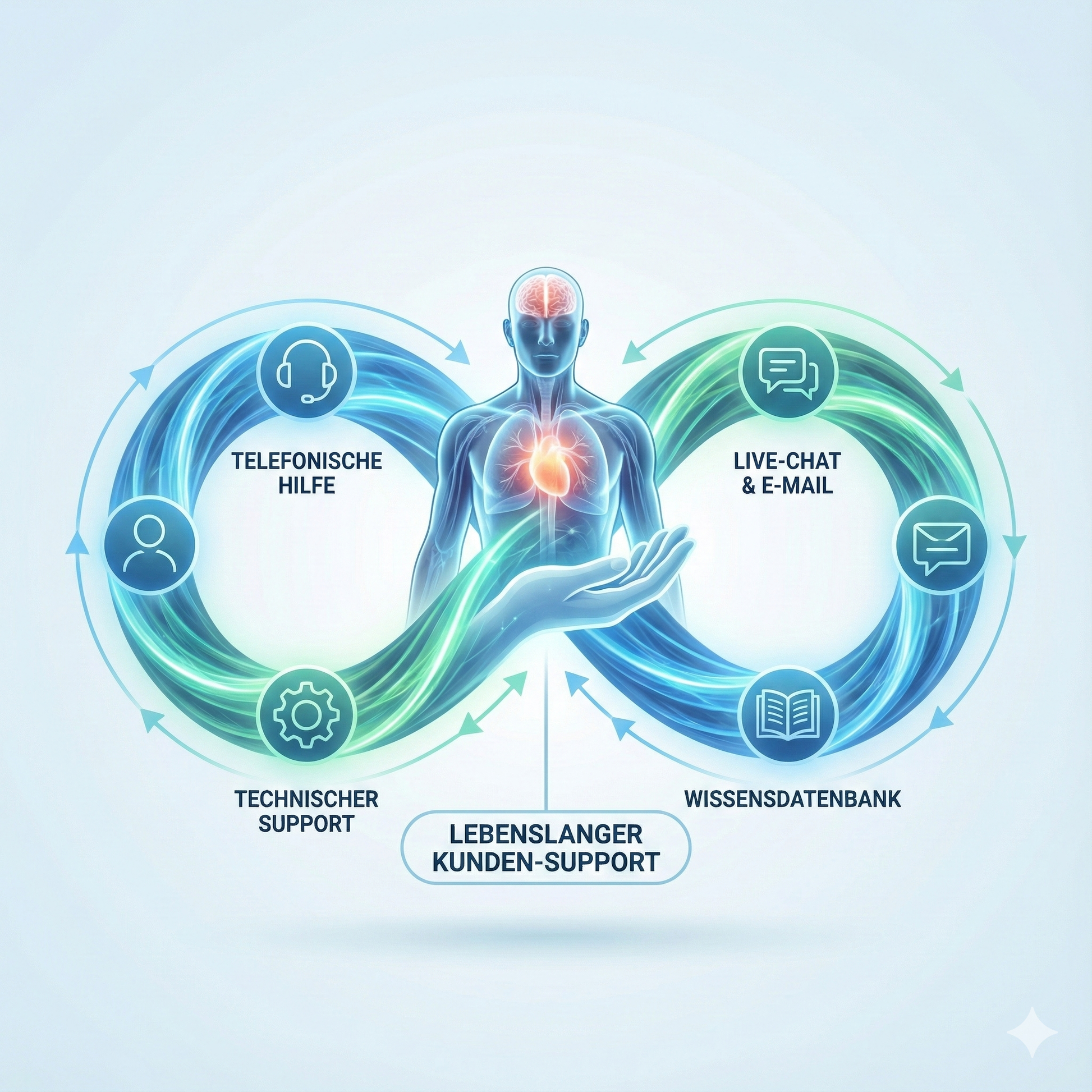 Lebenslanger Kunden-Support